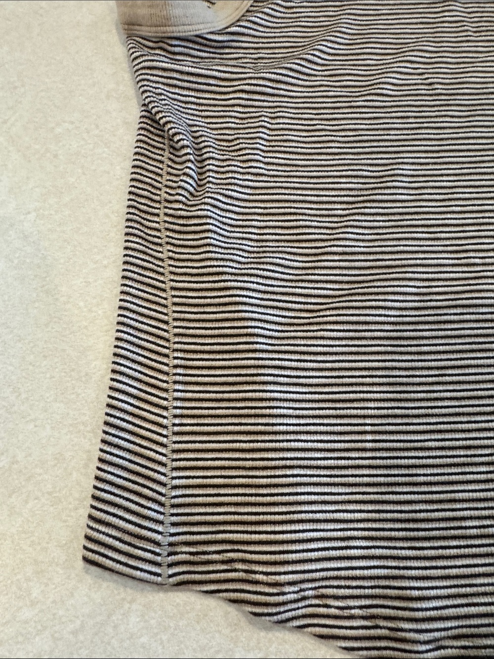 lululemon athletica Striped Tank Top in Beige and Black - Picture 6 of 10